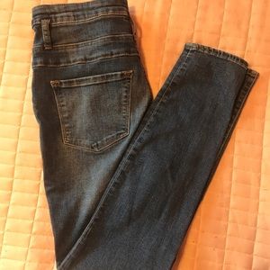 Refuge medium wash skinny jeans